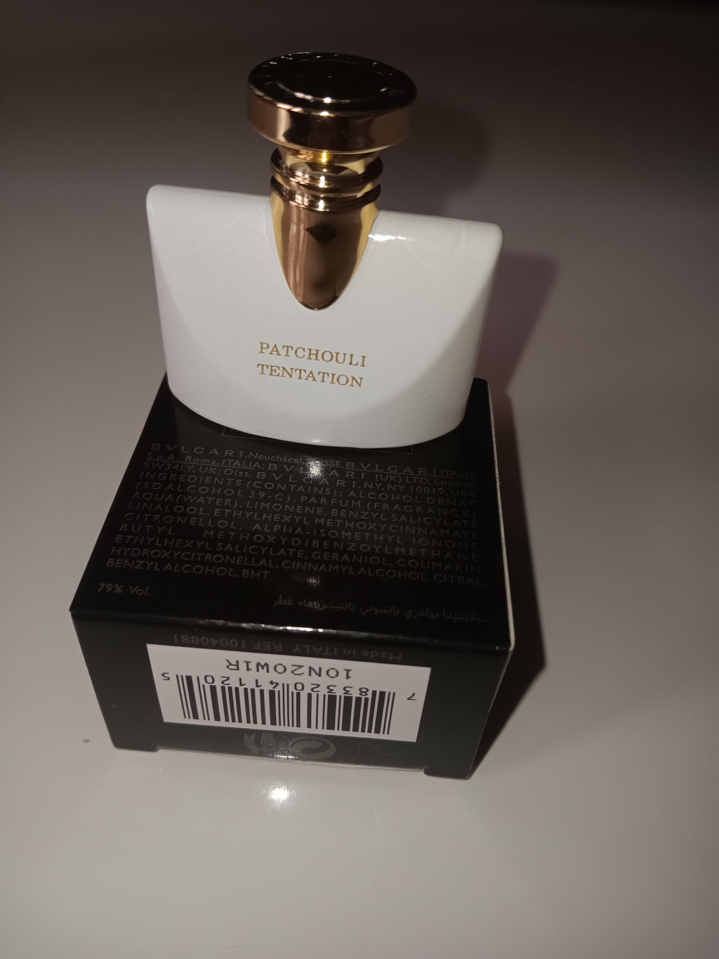 Bvlgari Splendida Patchouli Tentation 5 ml [Parfum miniature Patchouli Tentation de Bvlgari

Petit flacon Bvlgari Splendida pour femme [Parfum féminin Bvlgari en petit format

Mini flacon de fragrance Patchouli Tentation [Bvlgari Splendida parfum format poche

Parfum de luxe Bvlgari pour collectionneuses [Miniature parfum Bvlgari facile à transporter [Flacon 5 ml de Bvlgari Splendida Patchouli Tentation [Parfum Patchouli Tentation en format miniature
